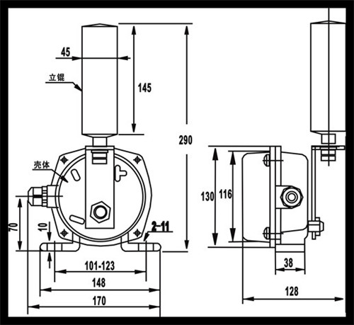 礦用事故開關(guān)GK1-2B兩級跑偏開關(guān)_跑偏開關(guān)煤礦用跑偏開關(guān)