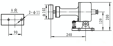 膠帶速度BS2A-1-W_速度檢測(cè)器接觸式打滑開關(guān)