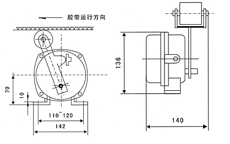 料流速度HR-LLⅡ型_料流檢測器防爆料流開關(guān)